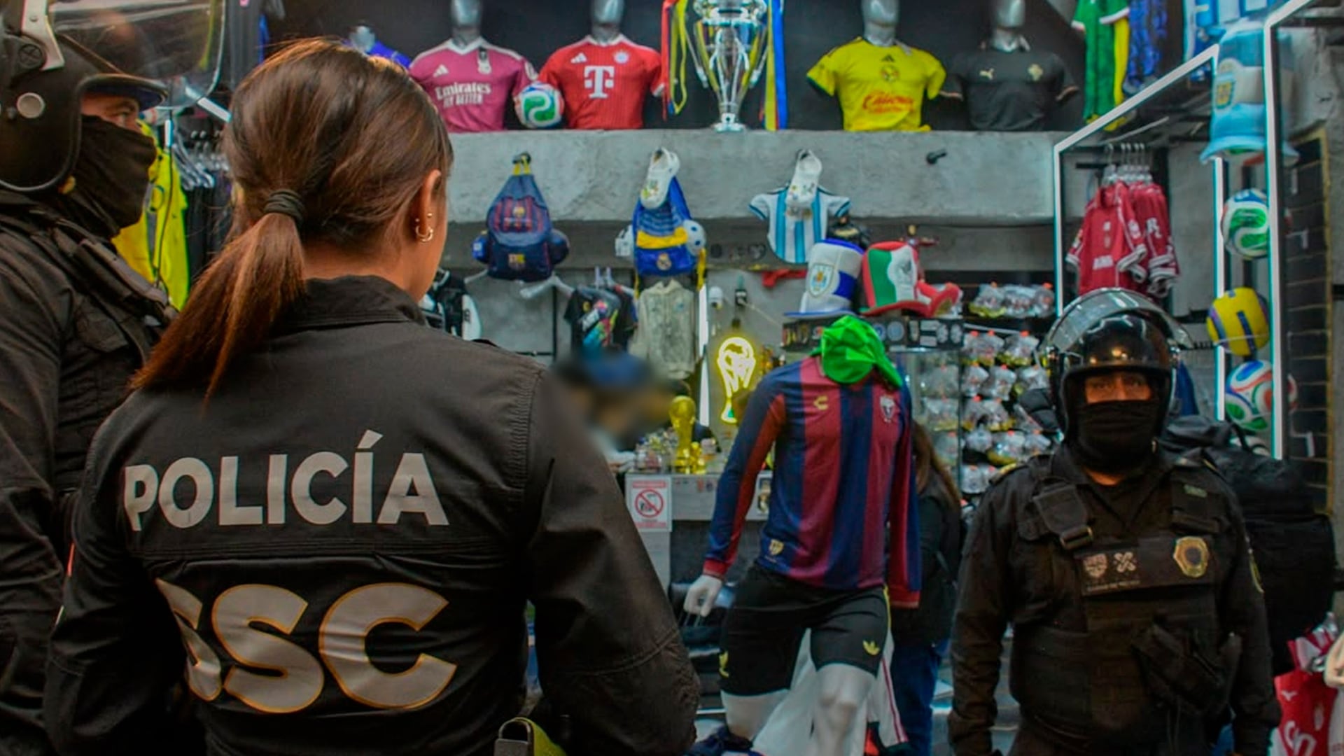 El golpe fue principalmente contra artículos deportivos. Crédito: SSC