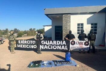 Parte de lo hallado por