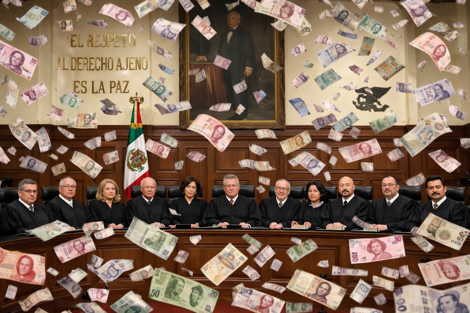 La Corte limitó la procedencia del amparo indirecto contra embargos de dinero derivados de sentencias firmes. (Imagen Ilustrativa Infobae)