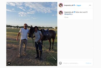 El posteo de Leo Ponzio