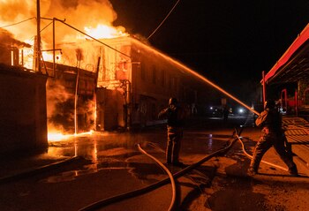 Un reciente ataque ruso sobre