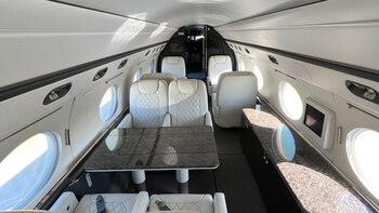 La aeronave por dentro