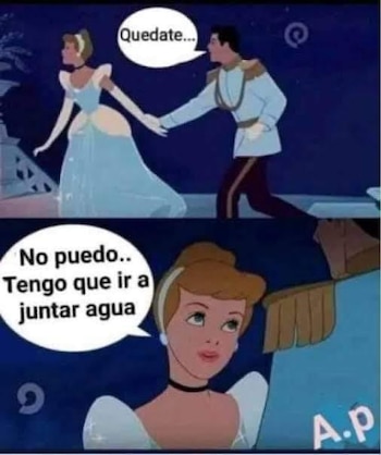 Memes de Cenicienta alusivos al