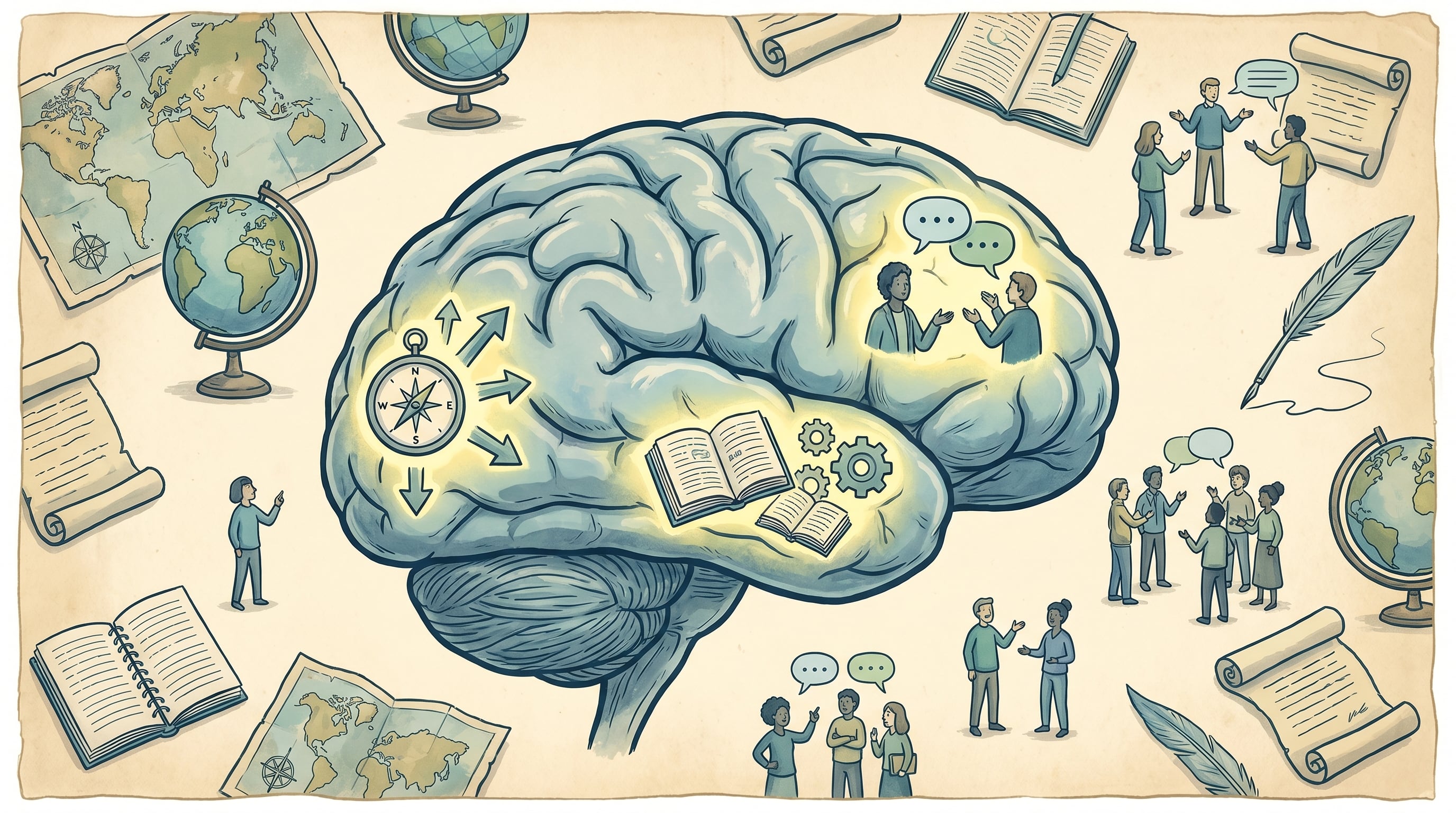 Sumar hábitos sencillos contribuye a cuidar la salud cerebral y retrasar el envejecimiento cognitivo en la vida diaria (Imagen Ilustrativa Infobae)