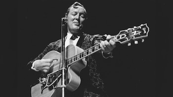Bill Haley, en un concierto