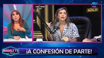 Magaly Medina arremete contra Mario Hart por culparla de la polémica con Korina Rivadeneira. Captura: Magaly TV La Firme.