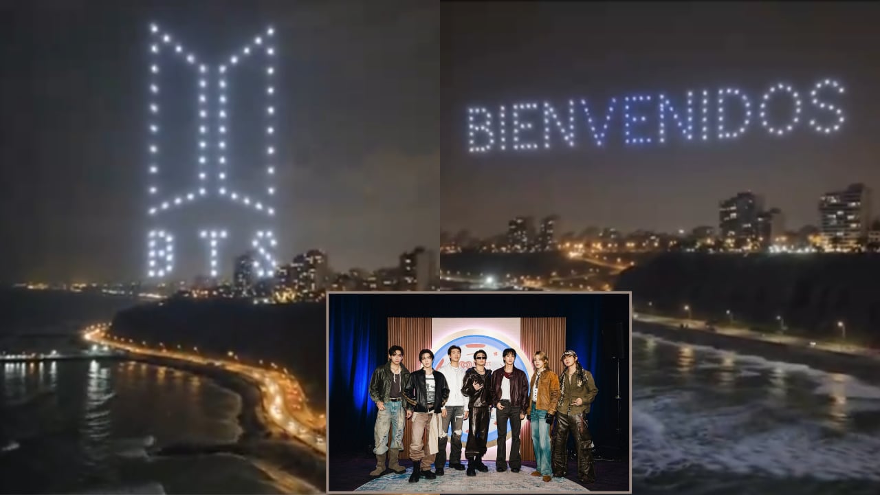 Un espectáculo de drones luminosos en la Costa Verde de Lima se esperará para dar la bienvenida al grupo surcoreano BTS.