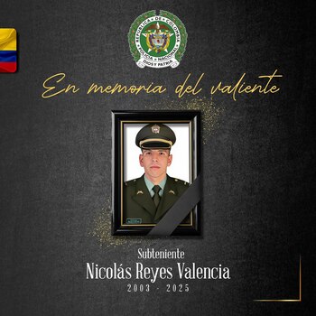 Nicolás Reyes Valencia, subteniente de