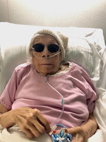 Lucia DeClerck, de 105 años,