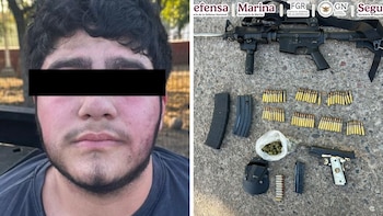 El joven tenía dos armas