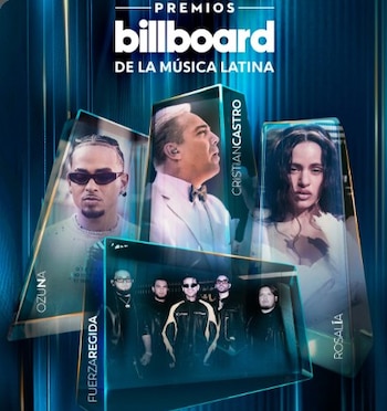 Rubén Blades, Rosalía, Cristian Castro y Fuerza Regida reciben homenajes especiales por sus aportes a la industria musical latinoamericana - crédito @telemundo/Instagram