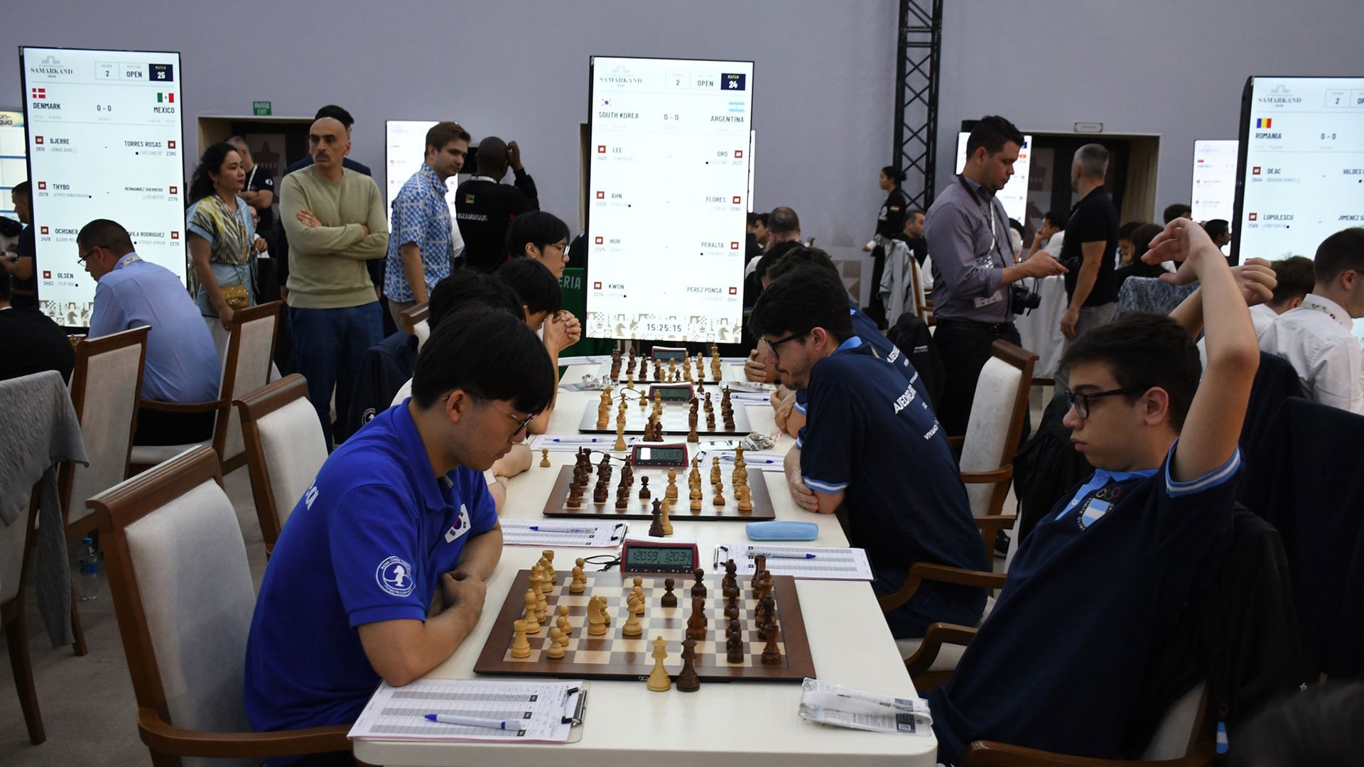La partida frente a Corea del Sur