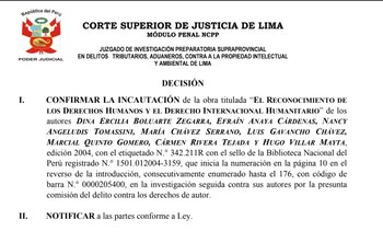 Resolución del Poder Judicial