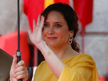 La presidenta de la Comunidad