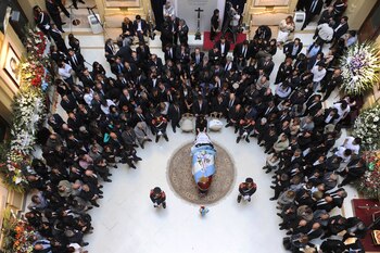 Velatorio de Néstor Kirchner