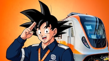 ¡Gokú llega al Tren Ligero! El saiyajin dará la bienvenida a los pasajeros del Tren Ligero de Guadalajara
