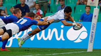Italia aplastó a Namibia en su estreno en el Mundial de rugby (REUTERS/Gonzalo Fuentes)