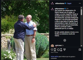 William Shatner le dedicó unas palabras a Patrick Stewart con quien compartió créditos en Star Trek.