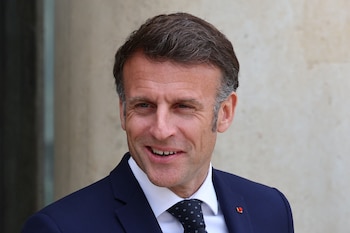 El presidente de Francia, Emmanuel