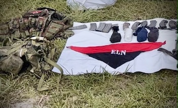 La operación del Ejército en Bolívar dejó además cuatro integrantes del ELN neutralizados y el decomiso de seis armas largas - crédito Ejército