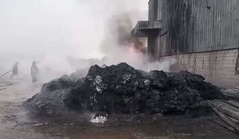 Bomberos y equipos de emergencia