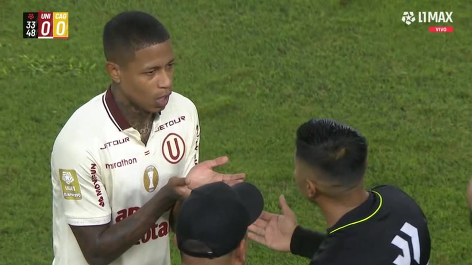 Polémica expulsión contra Andy Polo por agresión en Universitario vs Atlético Grau por Liga 1 2026