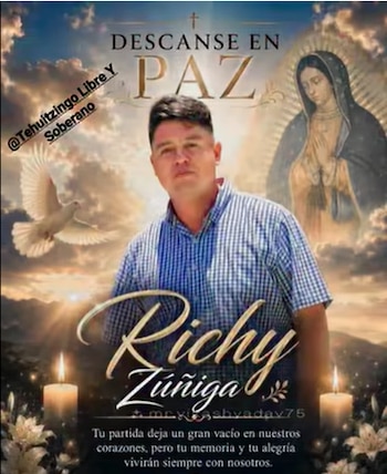 Ricardo Zúñiga, de 35 años, fue trasladado al hospital de Tehuitzingo, pero médicos confirmaron su fallecimiento poco después por una herida de bala en el tórax. (Facebook)