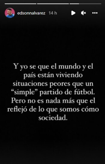 Edson Álvarez expuso que la