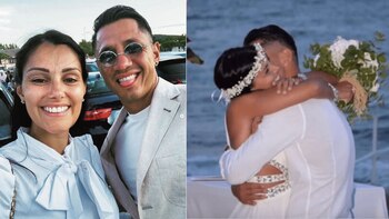 Gianluca Lapadula y Alessia Macrí: