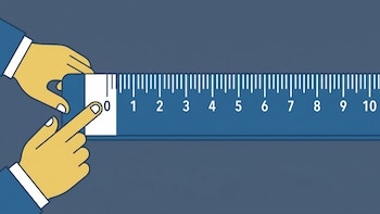 Por qué hay un espacio antes del 0 en las reglas de medición y para qué sirve