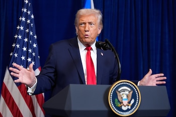 El presidente estadounidense Donald Trump.