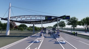 El primer peaje ubicado dentro del perímetro urbano de Bogotá se instalará en la localidad de Bosa - crédito IDU/ALO SUR