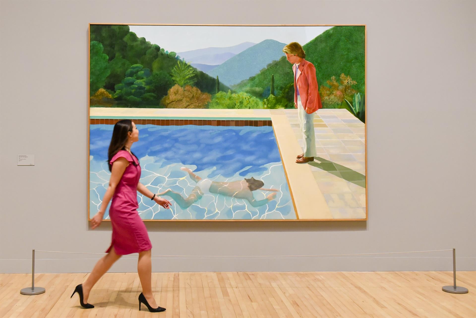 Hockney rompe récords: cinco pinturas sacuden las subastas de Nueva York y Londres