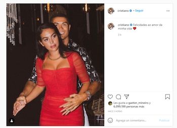 Cristiano Ronaldo publicó una foto