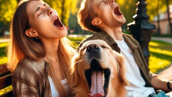 Los perros pueden “contagiarse” de