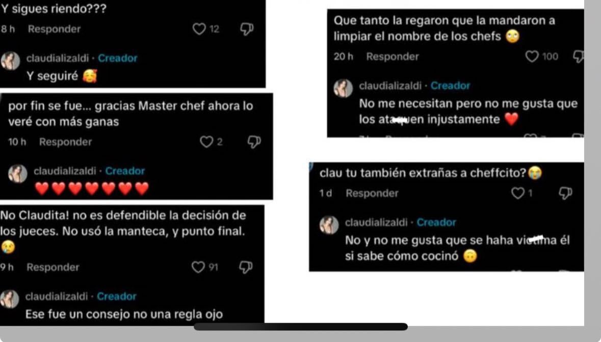 En Facebook circulan imágenes de comentarios presuntamente hechos por Lizaldi contra Chef en Proceso. (Foto: Típico, Facebook)
