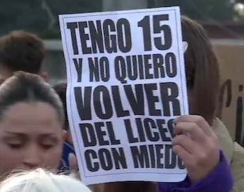Femicidio de Avril generó conmoción en Ciudad del Plata, Uruguay (Captura Telemundo/Canal 12)