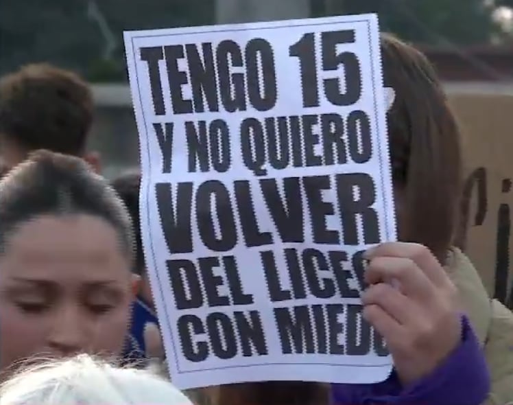 Femicidio de Avril generó conmoción en Ciudad del Plata, Uruguay (Captura Telemundo/Canal 12)