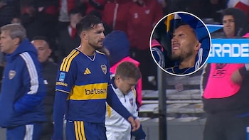 Leandro Paredes salió por una molestia muscular ante Instituto y encendió las alarmas en Boca Juniors: el gesto de dolor