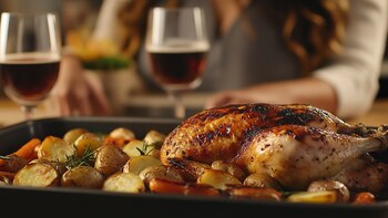 Gracias a que el pollo