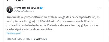 Humberto de la Calle le