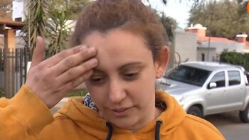 Agustina, la víctima del asalto,