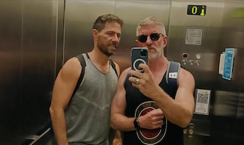 La pareja visibiliza su historia