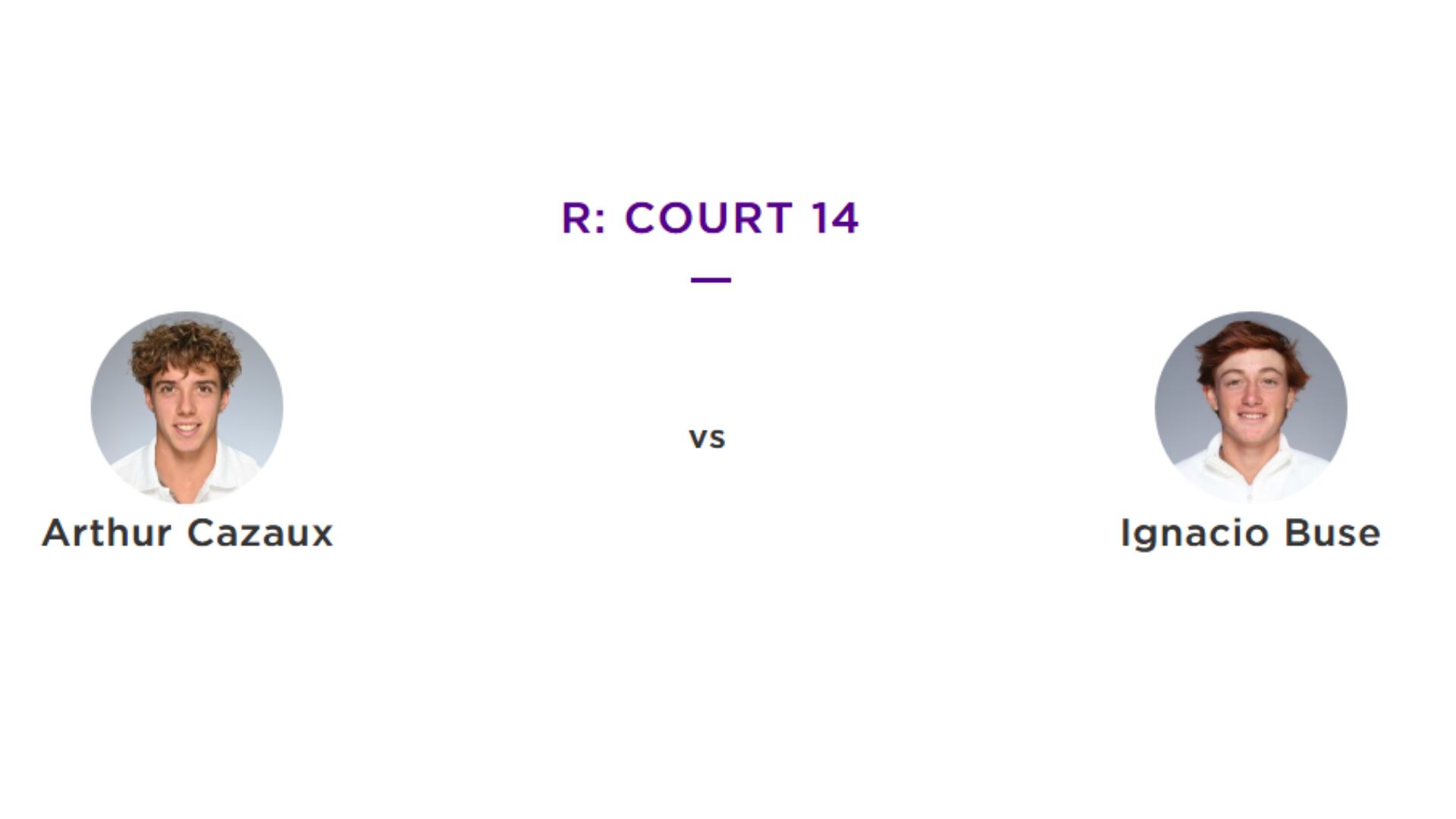 Ignacio Buse se medirá contra Arthur Cazaux en la primera ronda de la
