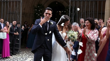 La historia de amor de Mikel Merino y Lola Liberal: de iniciar su relación en 2019 a formar una familia en Londres