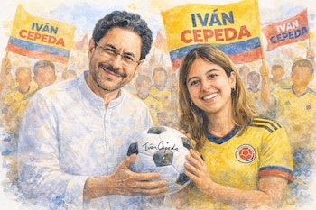 Iván Cepeda Castro y Antonella Petro disfrutaron de un encuentro emocionante en la cancha de fútbol - crédito Imagen Ilustrativa Infobae