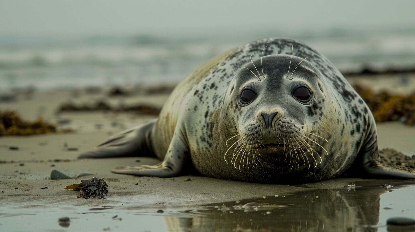 La composición de la leche de foca gris varía durante los 17 días de lactancia, adaptándose a las necesidades de las crías - (Imagen Ilustrativa Infobae)