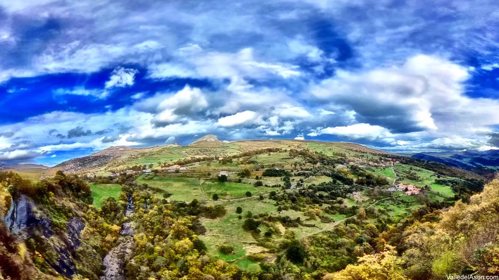 Paisaje del Valle del Ansón, en Cantabria. (valledelason.com)