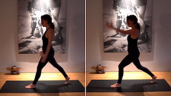 "Punta de pie con piernas