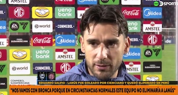 Eduardo Salvio – Lanús – Cienciano – Copa Sudamericana – Perú – deportes – 30 julio